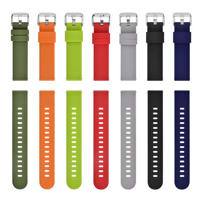 Good price Deployant Clasp Universal Model Waterproof Silicone Smart Watch Strap for Xiaomi and Huawei online