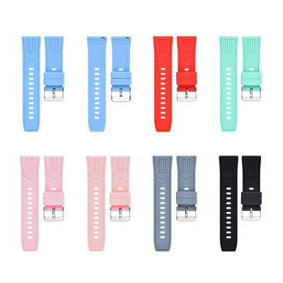Good price 22mm Silicone Sport Watch Band with Soft and Smooth Features The Ultimate Fashionable Smartwatch Accessory online