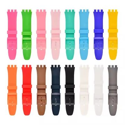 Good price Deployant Clasp Silicone Watch Bands Custom High Elasticity Waterproof Soft and Durable for All Smart Watches online