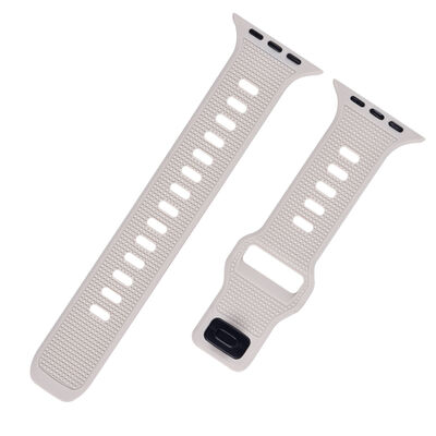 Good price Fashion Silicone Watch Strap for Apple Watch Environmentally Friendly Sweat Resistant Soft and Breathable online