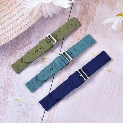 Good price 22mm Applicable Smartwatch Custom Design Silicone Wrist Watch Strap for Luxury Fashion Watch Band Manufacture Company online