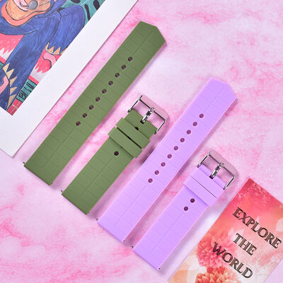 Good price Elastic Silicone Watch Band · 20/22mm | Starting At $0.90 Each - OEM/ODM Manufacturer SHX online