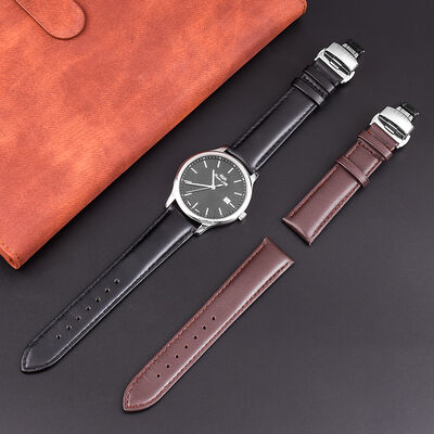 Good price A Sophisticated Business-style Genuine Leather Strap In Classic Brown And Black | MOQ50 - BSCI Certified, Manufactured In China By SHX online