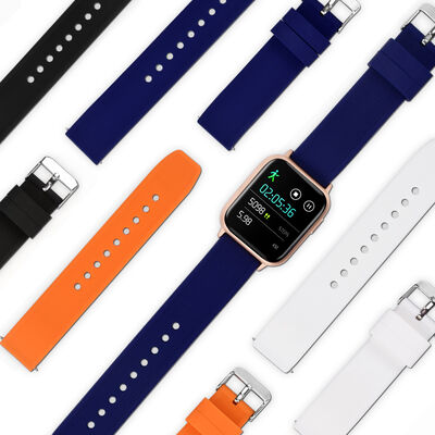 Good price 22mm Quick-Release Silicone Strap · Stainless Steel Buckle | Customisable Logo - OEM/ODM online