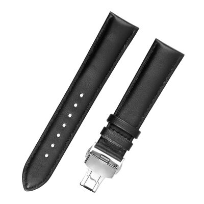 Good price Quick Release Full Grain Leather Watch Strap Soft Genuine Leather 18mm Size 2 Color Variations online