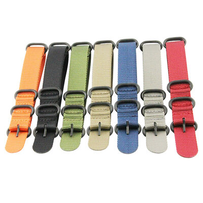 Good price Customer's band LOGO Fabric Colorful Nylon Watch Strap 20mm for Luxury Watch Connoisseurs online