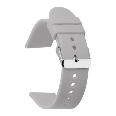 Good price Gray Color TPU Silicone Watch Band featuring Stainless Steel Buckle and Plastic Material online