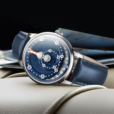 Good price Men's Mechanical Watch With Sapphire Crystal | Leather Tourbillon - Custom Logo Available online