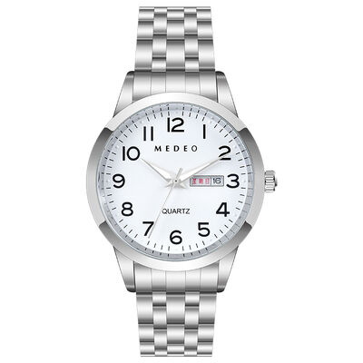 Good price Silver Stainless Steel Quartz Watch With Japanese Movement online