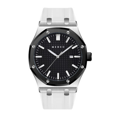 Good price Premium Silver-white Men's Quartz Watch · 3ATM Water Resistant | Customizable Logo - OEM/ODM online