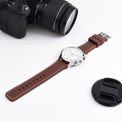 Good price 24mm Silicone Rubber Diving Watch Strap  | Customizable logo and color - OEM/ODM wholesale supported online