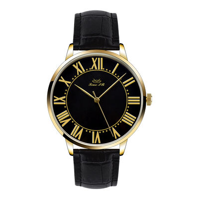 Good price SHX Premium Black Gold Quartz Watch · 3ATM Water Resistance | Customisable Logo - OEM/ODM online