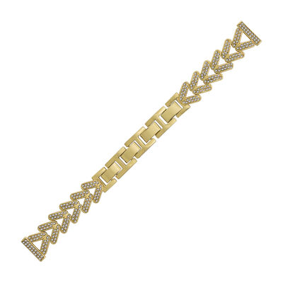 Good price The 'Luxe Chevron' Diamond-Studded Alloy Watch Band online