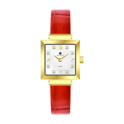 Good price Aurelia Prism Square Leather Quartz Women Watch online